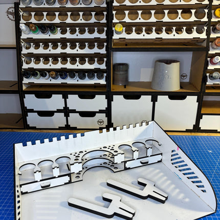 White MDF Painting / Hobby Station