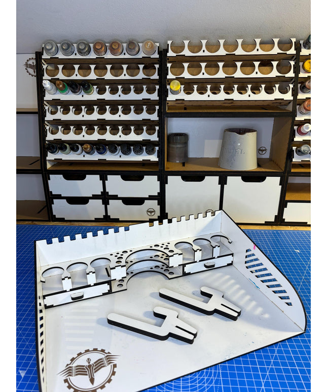White MDF Painting / Hobby Station