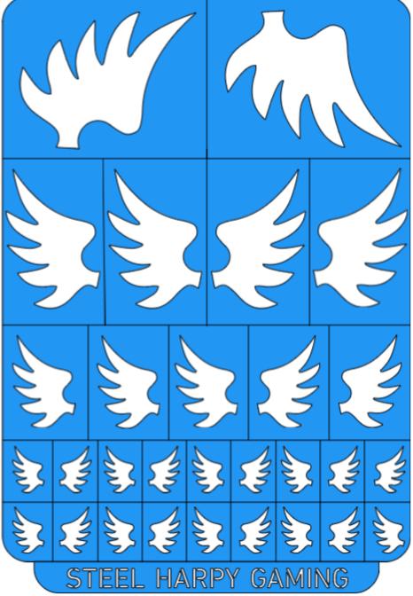 Wings Wargaming Airbrush/Painting Stencil