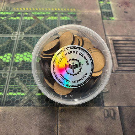 3mm MDF Circle bases - Harpy Hobby Accessories