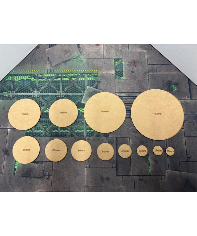 3mm MDF Circle bases - Harpy Hobby Accessories