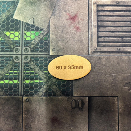 3mm MDF Oval bases - Harpy Hobby Accessories