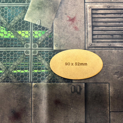 3mm MDF Oval bases - Harpy Hobby Accessories
