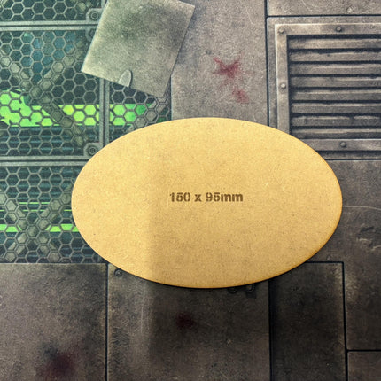 3mm MDF Oval bases - Harpy Hobby Accessories