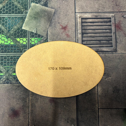 3mm MDF Oval bases - Harpy Hobby Accessories