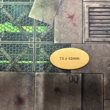 3mm MDF Oval bases - Harpy Hobby Accessories