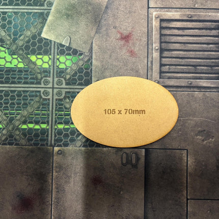 3mm MDF Oval bases - Harpy Hobby Accessories