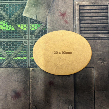 3mm MDF Oval bases - Harpy Hobby Accessories